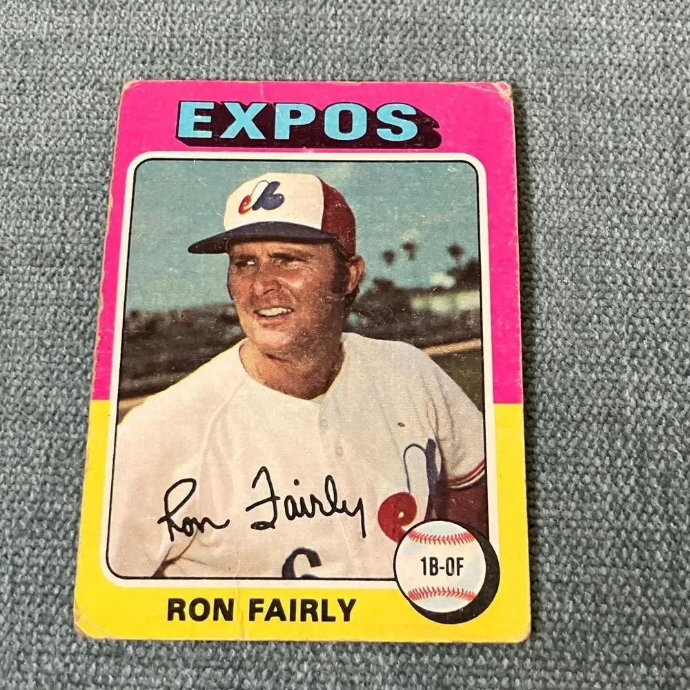 1975 Topps Montreal Expos Baseball Card Trading Card